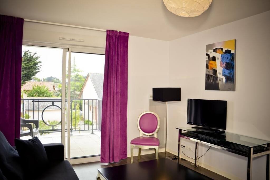 Enjoy a pull-out sofa bed, a flatscreen TV and more! This apartment may have a terrace.