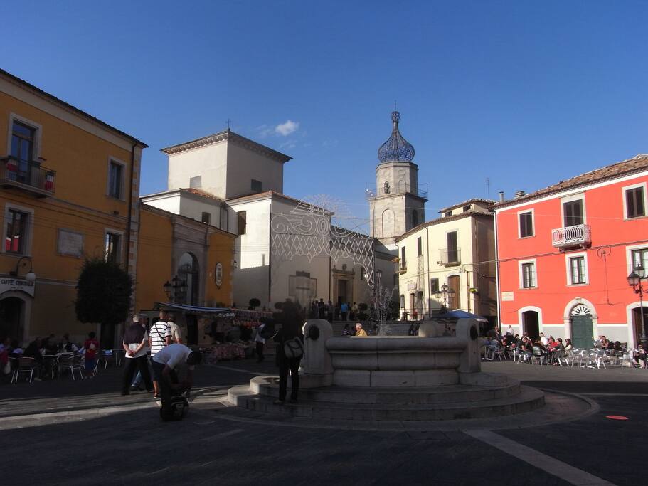 La piazza di Sepino