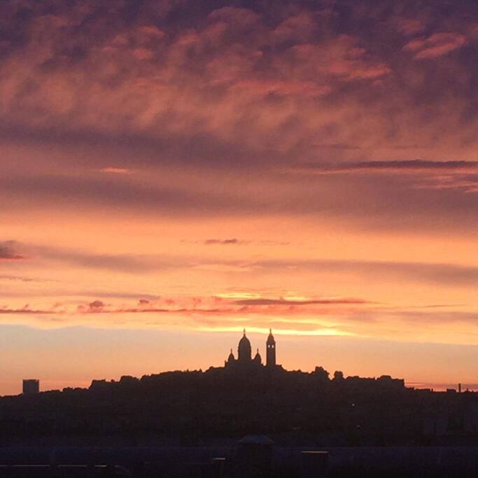 view from the living room Sacré-Cœur