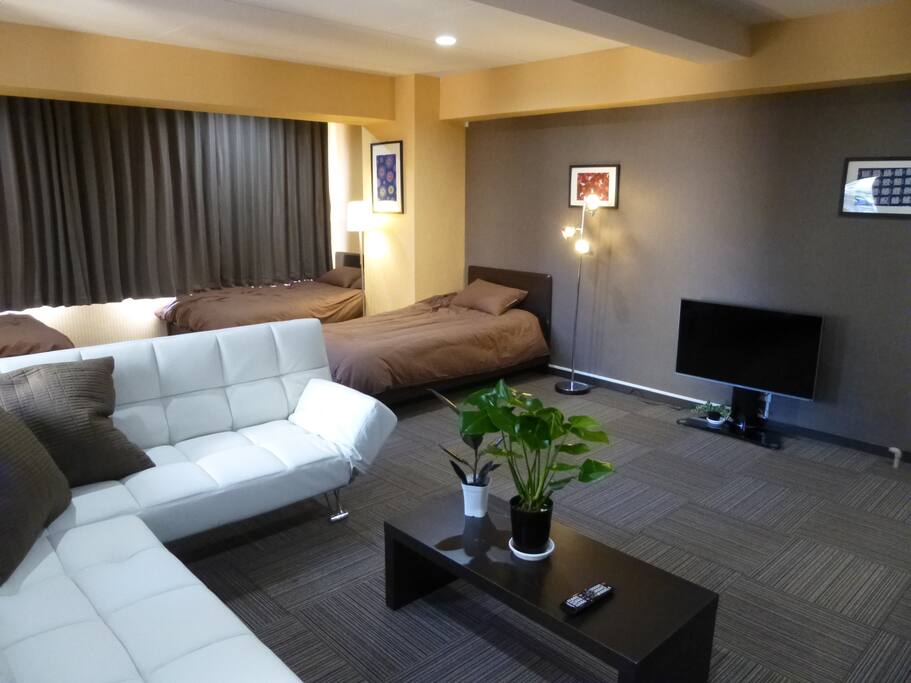 Large studio type room