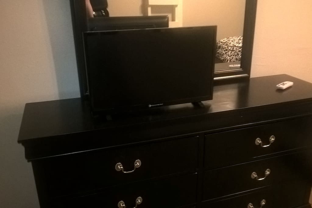 TV in the bedroom with DirecTV and high speed internet