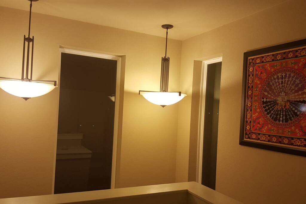 From Second floorplan, to of the stairs