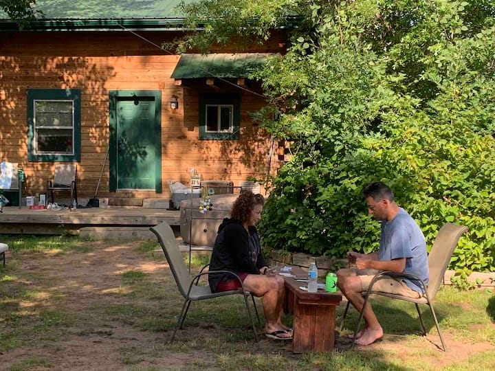 PD Cozy Cabin River View Cabins for Rent in Trego, Wisconsin