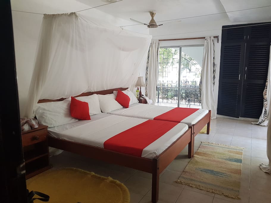 one of the many bedrooms