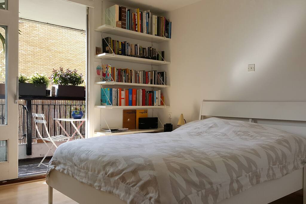 Bedroom with sliding door to the Balcony