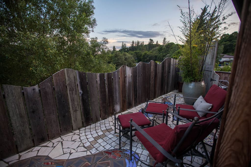 View from the patio