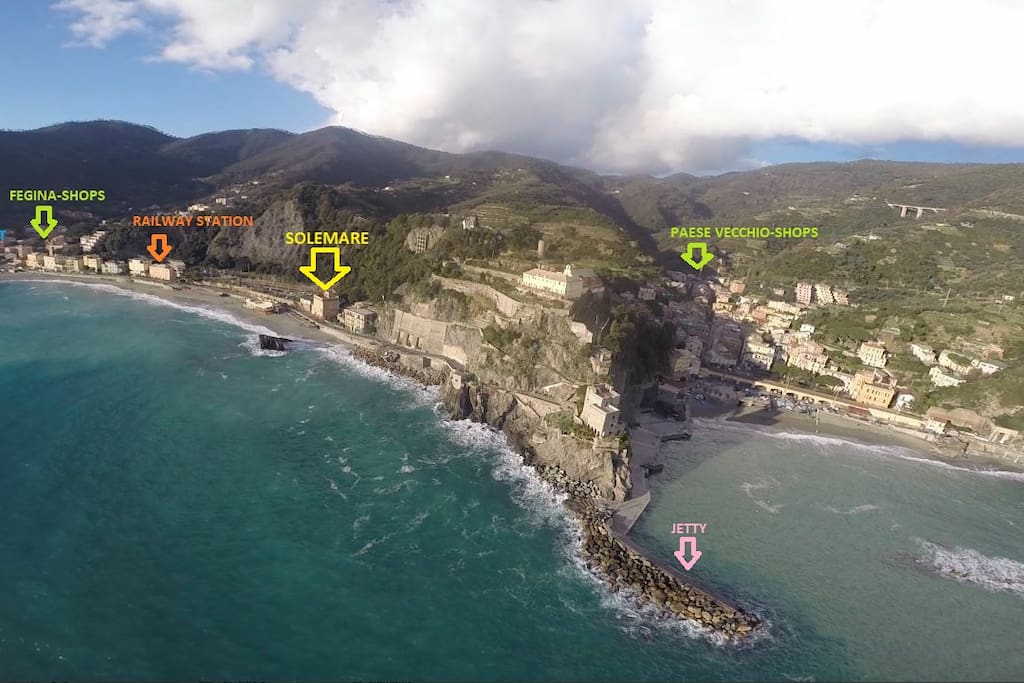 The position of the SOLEMARE apartment