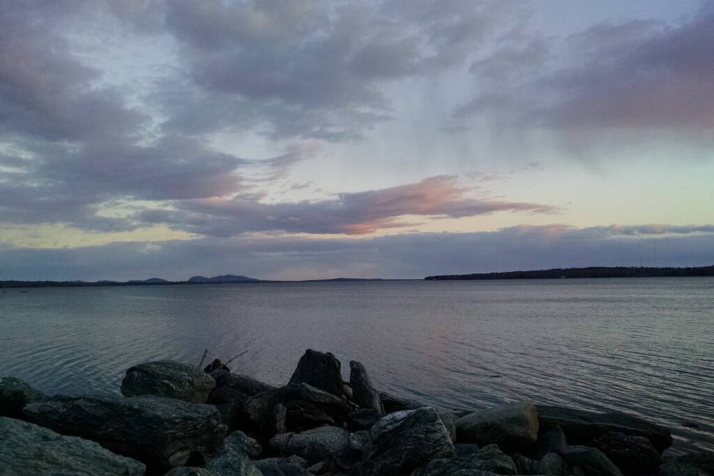 Sunset from your beach