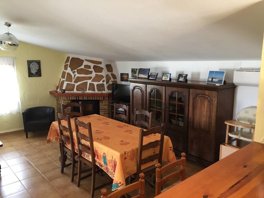coin cuisine - salon - salle à manger