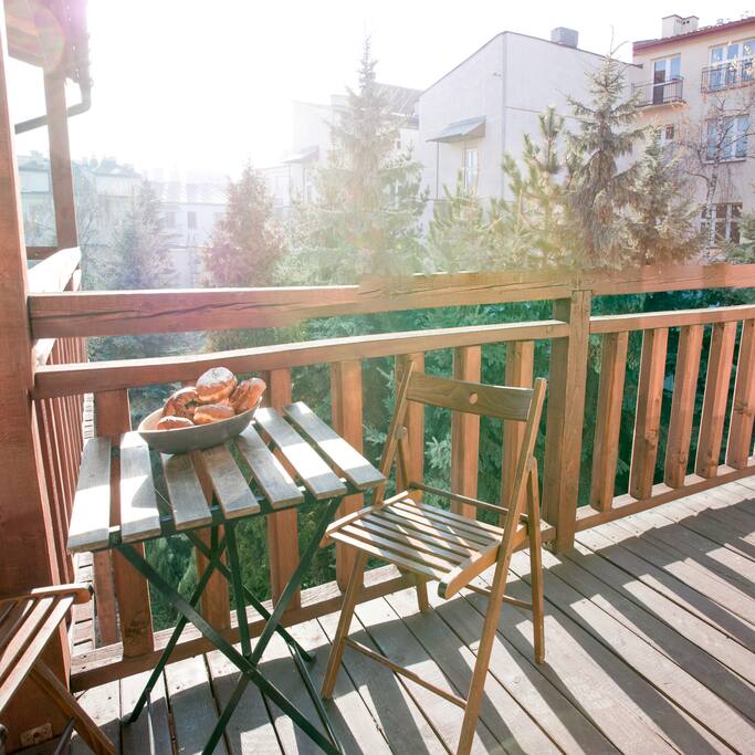Wooden Balcony