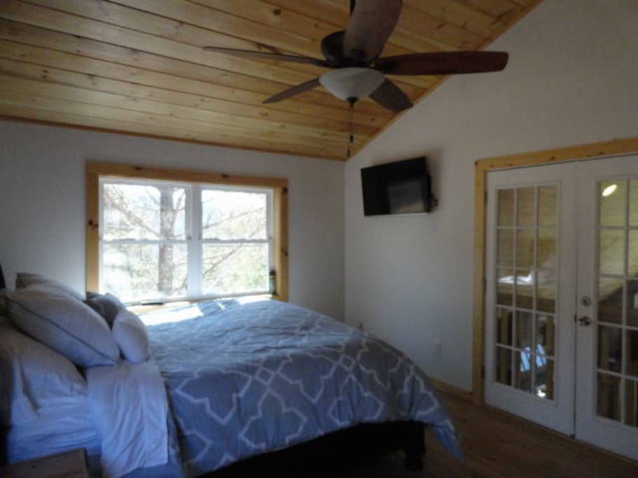 Master Bedroom upstairs, who ever get's this room has their own master bath and personal space with another great view !