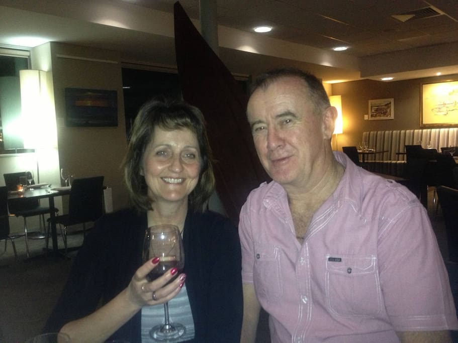 Your hosts Leita and Kev - we look forward to your stay with us!