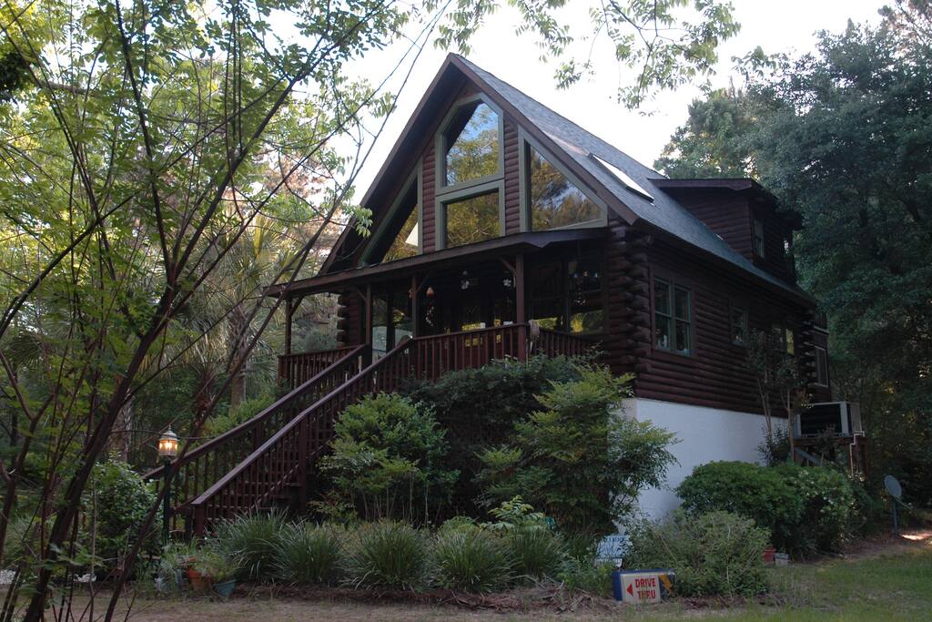 Edisto Island Tree House Log Cabin Houses For Rent In Edisto Island