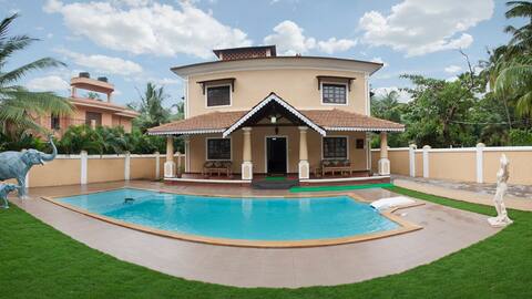 7BHK Beach Villa w/ Pvt Pool/Jacuzzi/Partyroom