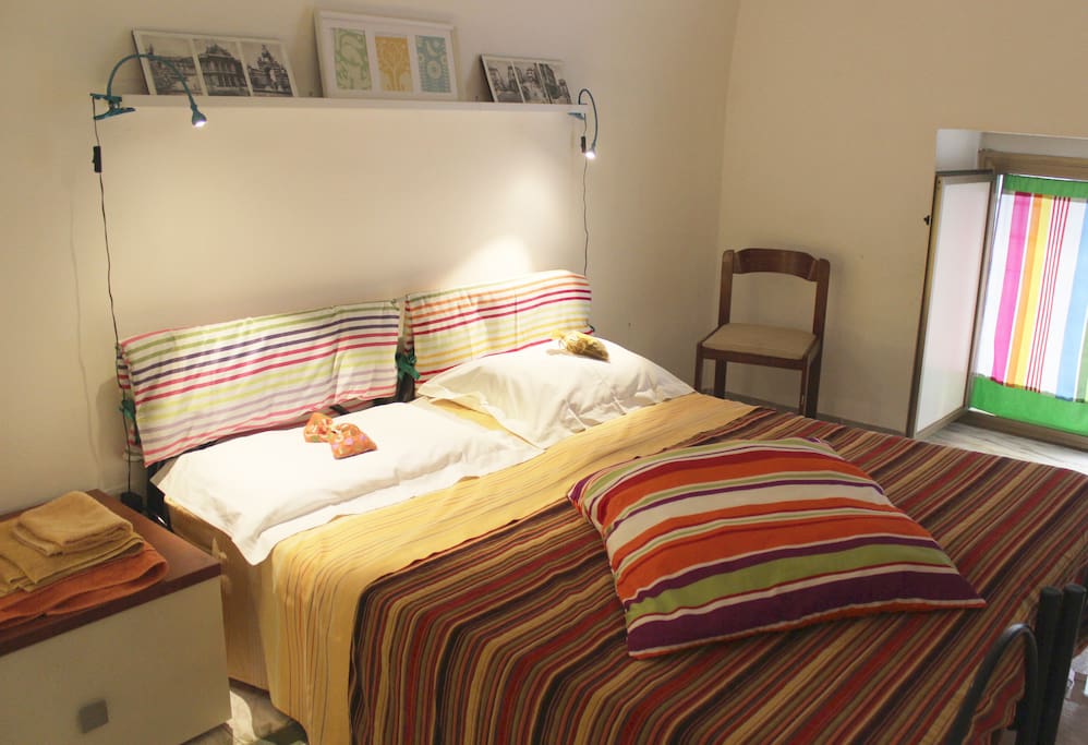Your bedroom with double bed