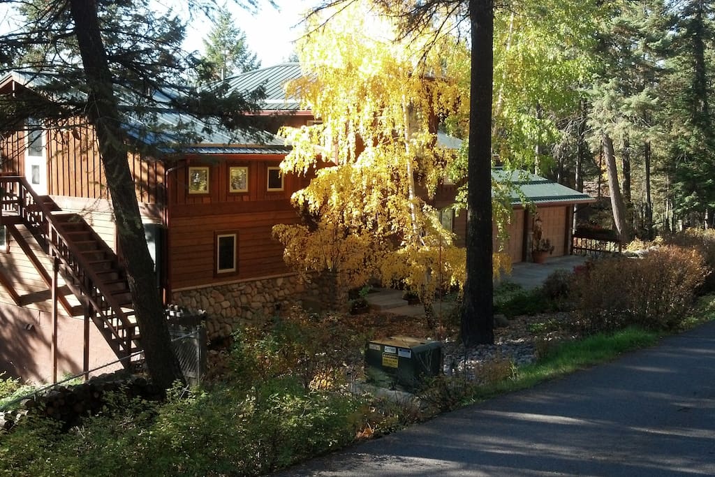 Front of home in October