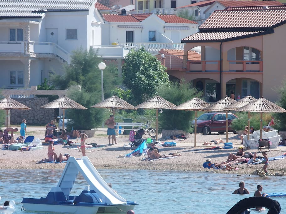 Strand vom Haus