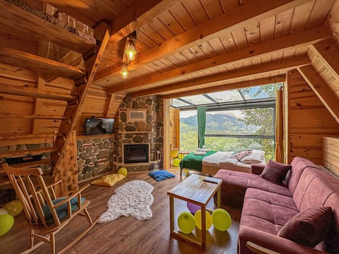 Fullglass bungalow