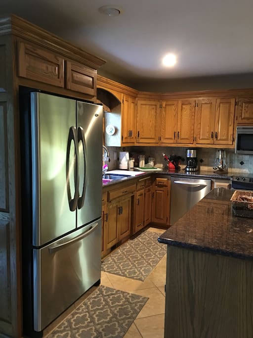 Newly remodeled kitchen.