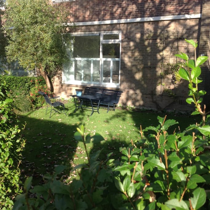voorkant van ons huis.