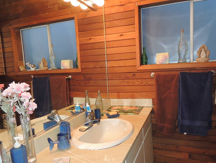 Bathroom with jetted tub