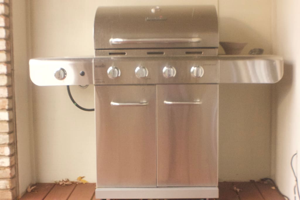 Gas Grill on the patio
