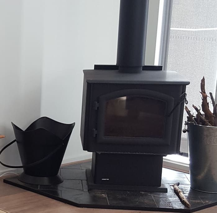 A mountain house fire place
