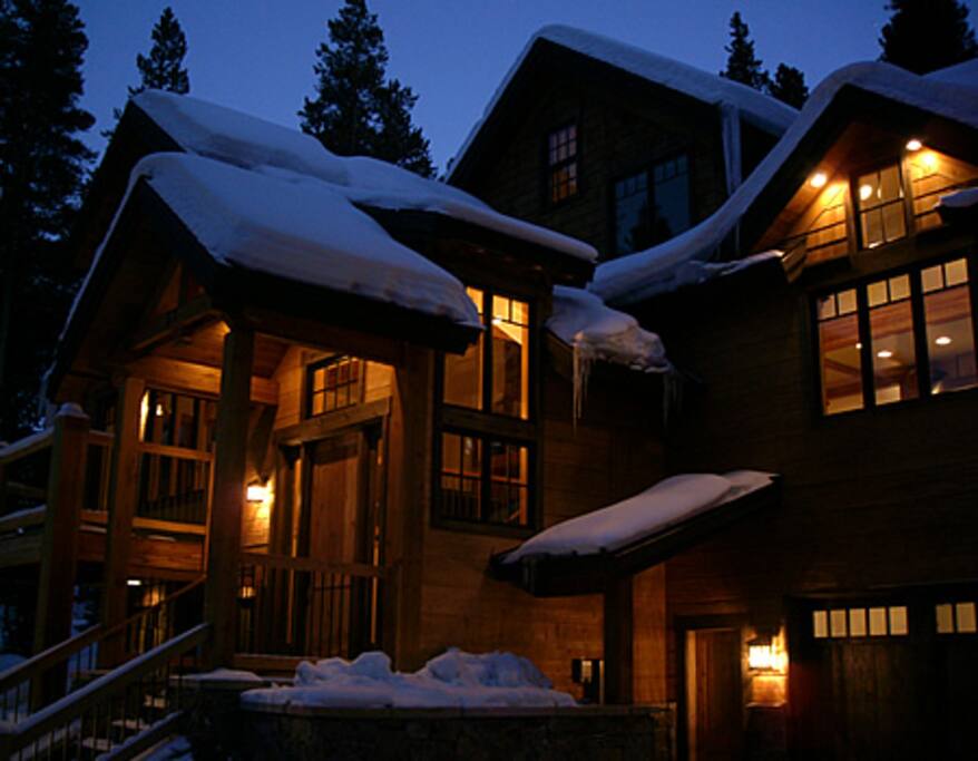 Exterior at dusk