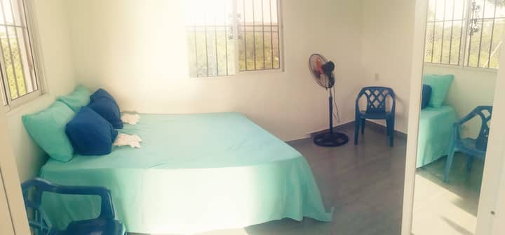 Спалня с вентилатор и голям килер с огледало
Schlafzimmer mit Ventilator und großem Spiegelschrank
Стая с вентилатор и голям шкаф с огледало