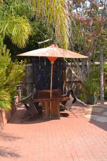 relax and unwind in the back yard