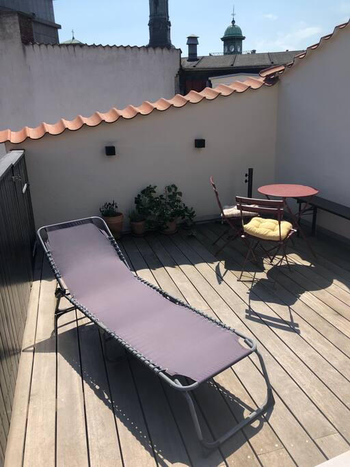 Private rooftop terrace