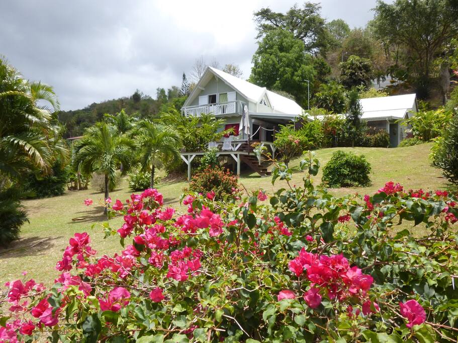 Vue sur la villa