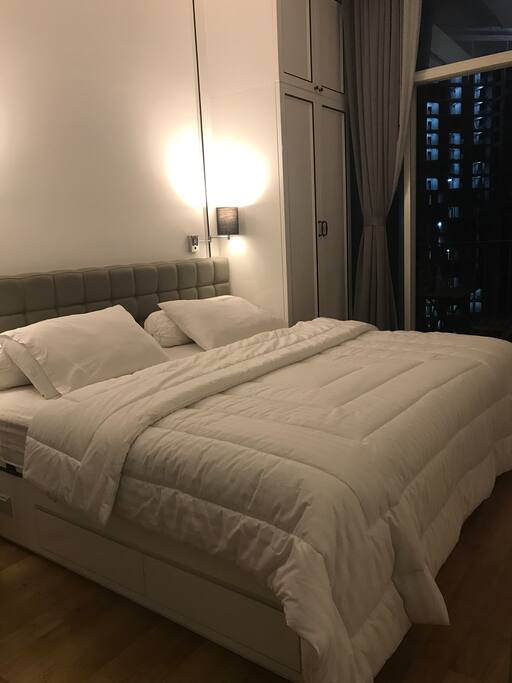 Balcony accessible from master bedroom