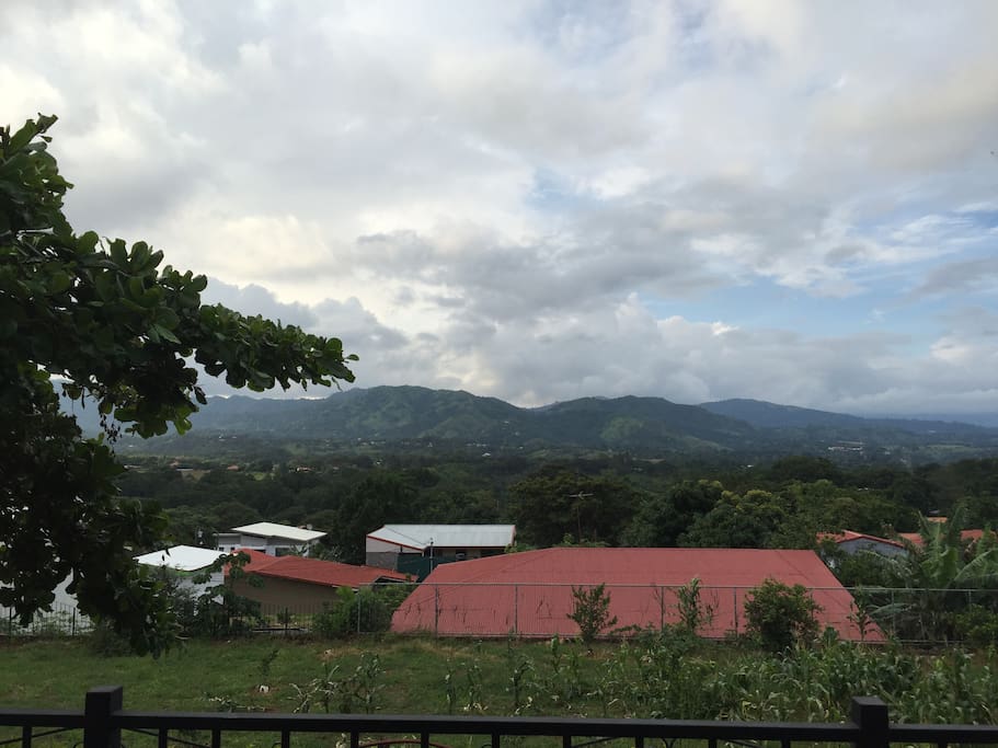 View straight out the patio door