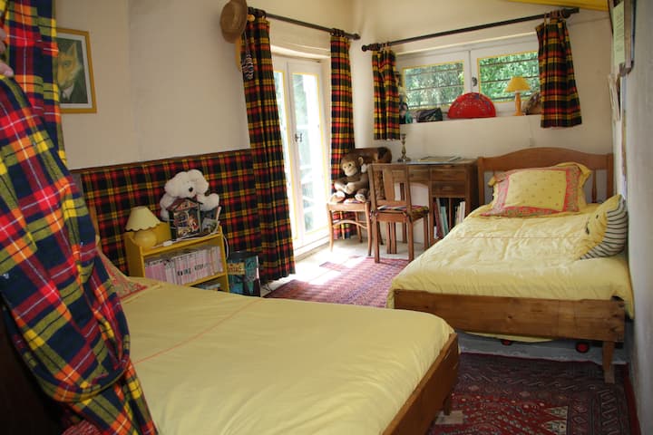 ห้องพักที่อบอุ่นและร่าเริง