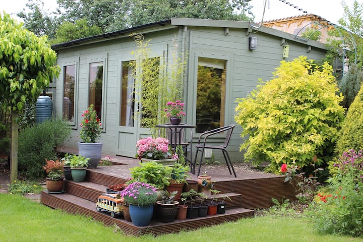 Beautiful, socially distanced garden cabin