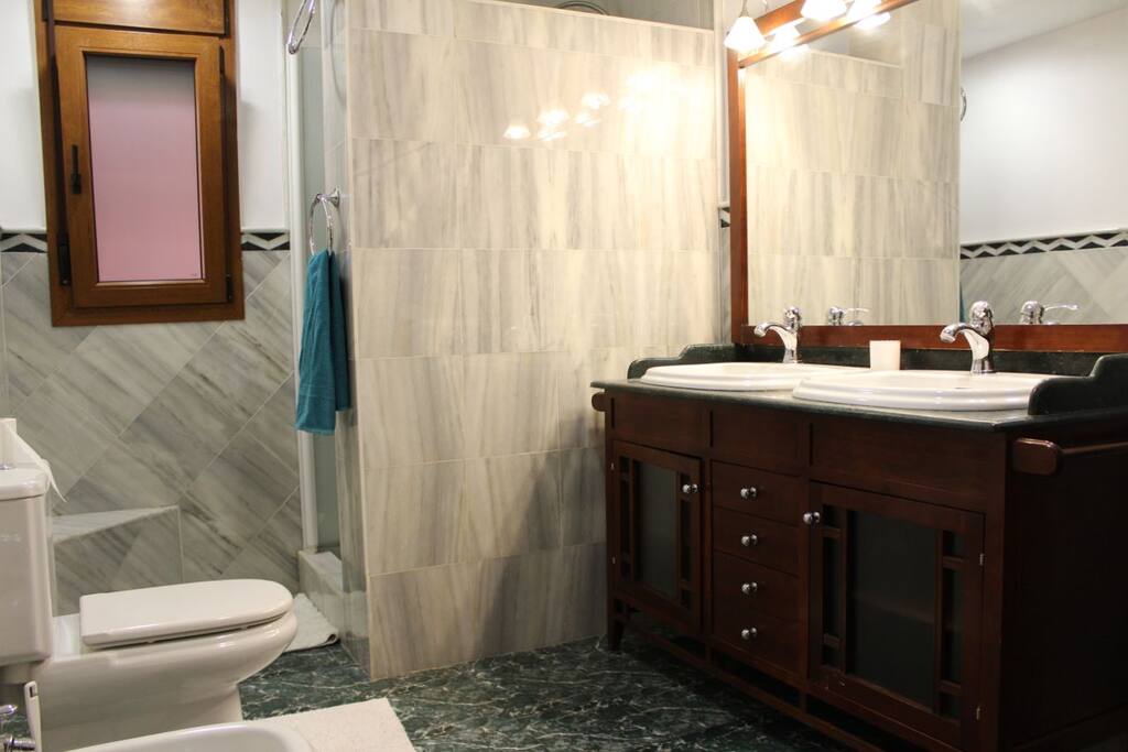 Large shower