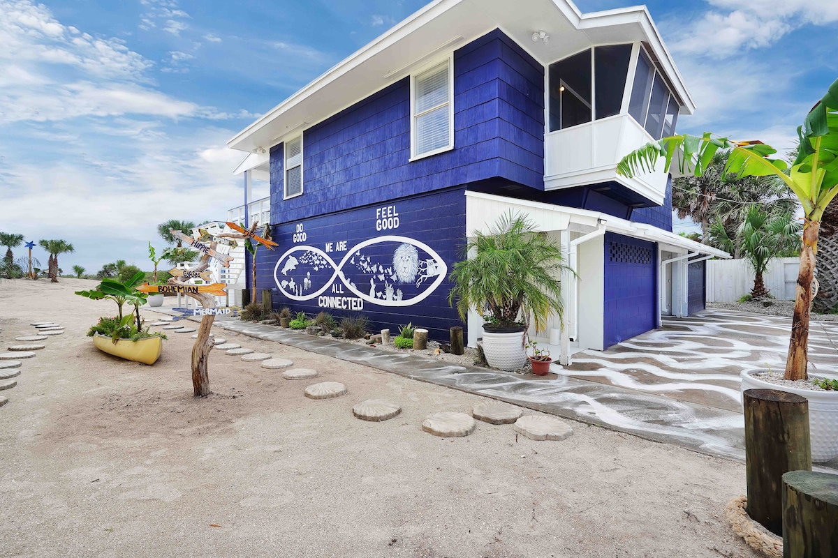 Oceanfront Home on Private Sandy Beach, Sleeps 16