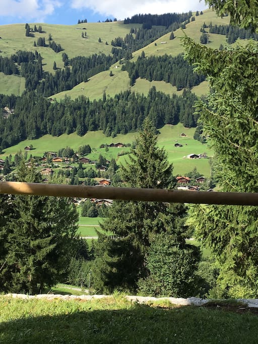 Vue sur le village de Rougemont