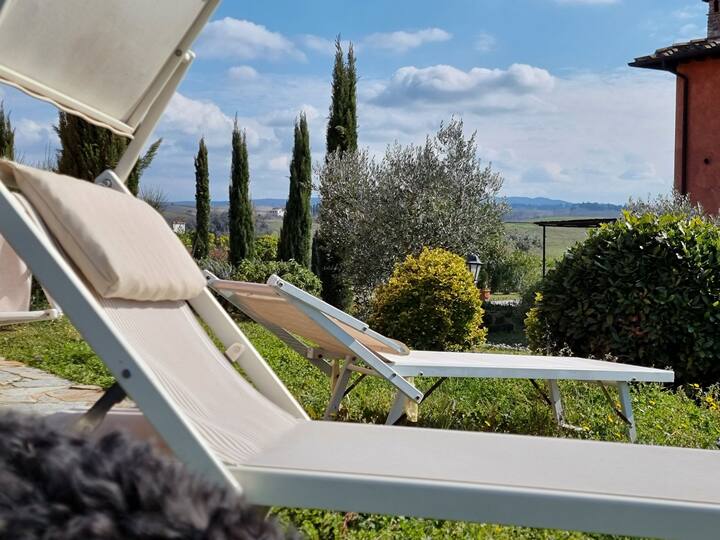 tuscan house with fantastic panoramisch views