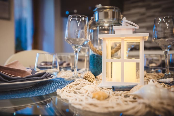 Lovely seaside Loft with swimming pool