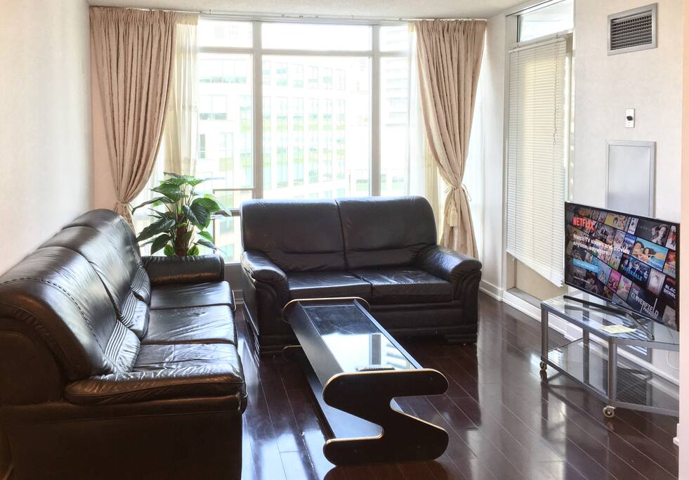 Living Room with Smart TV