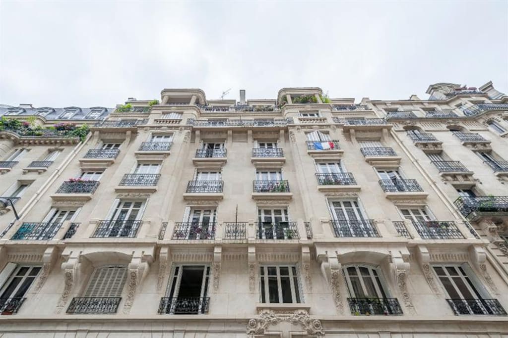 Façade de l'immeuble