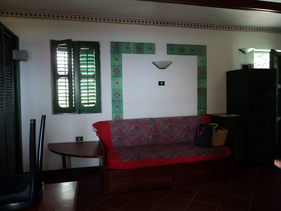 Interno con letto a castello