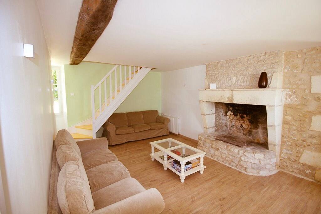 The lounge area