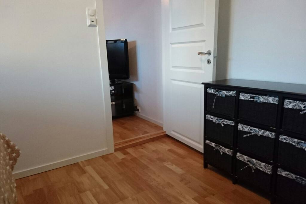 From bedroom to the living room.