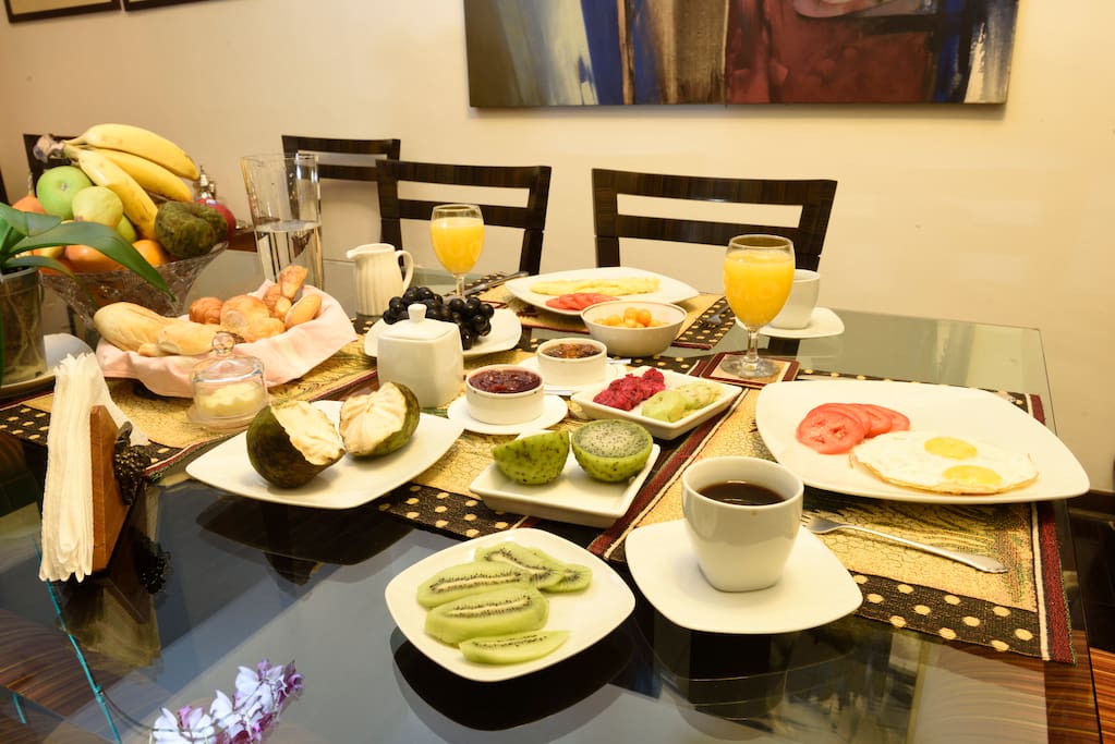 delicious home made breakfast