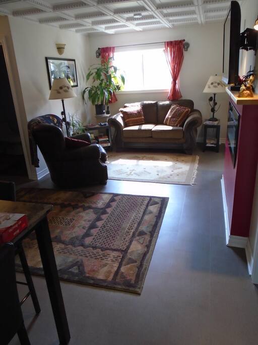 The B&B common area, exclusive to guests in the Rose Room and Moon Room
