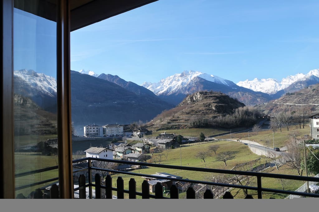 vista dalla sala da pranzo