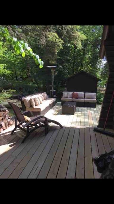 Deck area